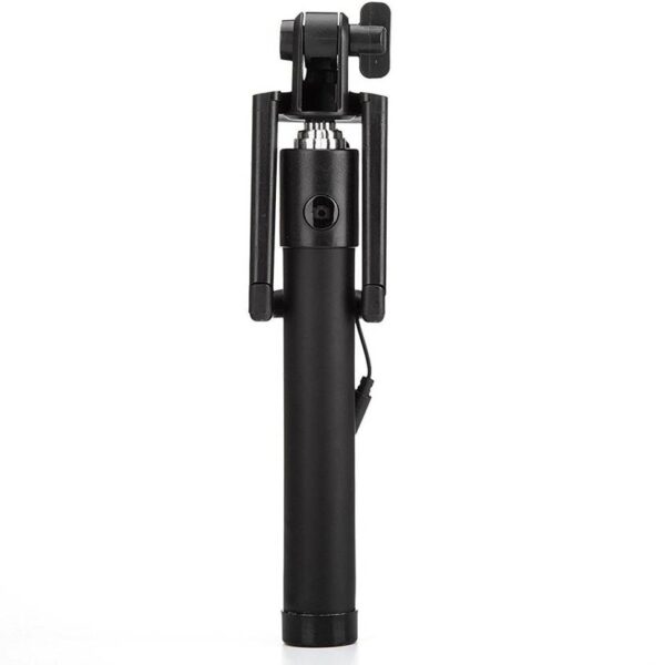 Selfie Stick Wired Black