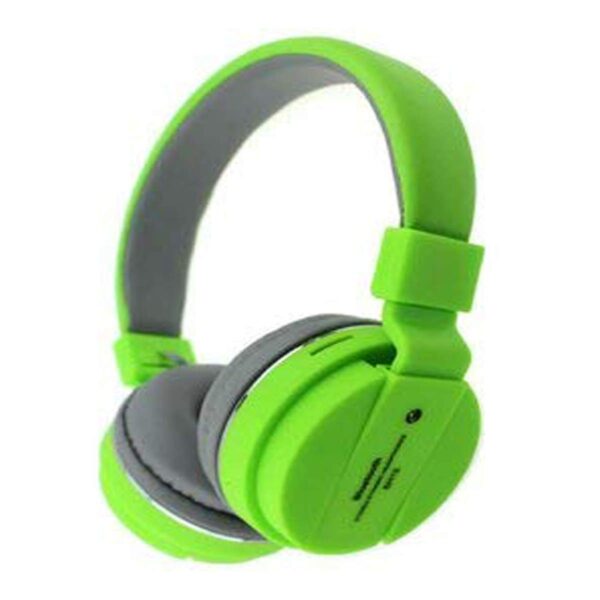 SH-12 Bluetooth headphone with SD Card Slot ( Green )