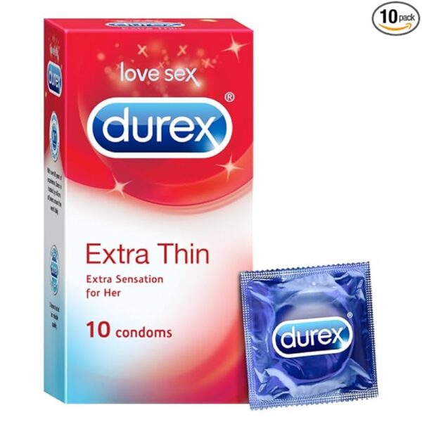 Durex Extra Thin Condoms Pack of 10